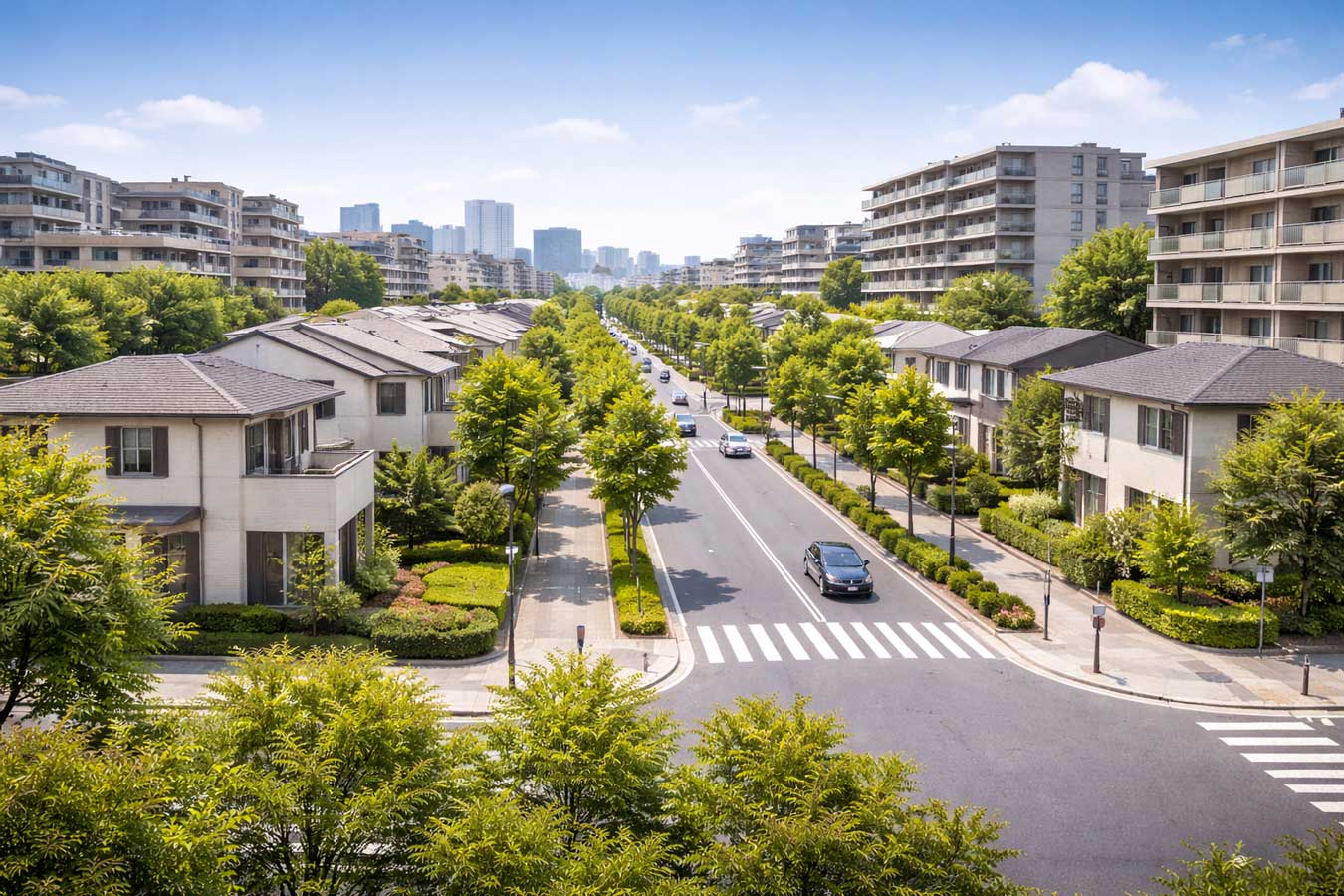 サイトマップをイメージできる風景